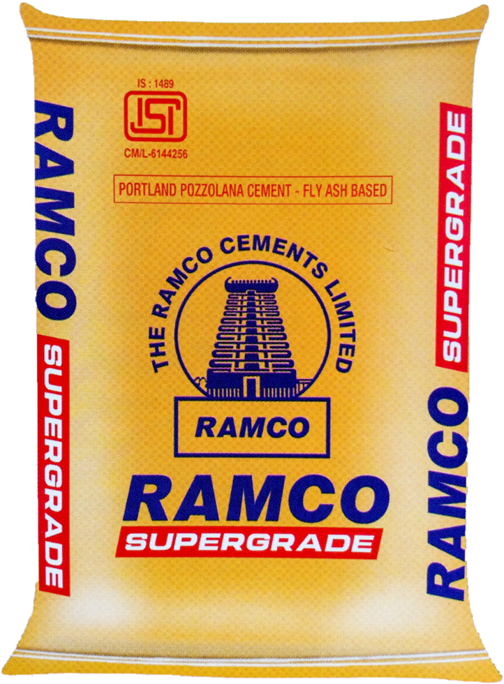 Ramco Super Grade Ppc Cement - Ramco Super Grade Cement Clipart (765x1024), Png Download