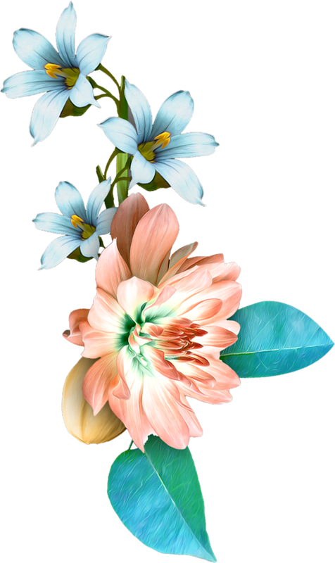 Lynnise Timeforme El55 - Flores Azul Tiffany Png Clipart (476x800), Png Download