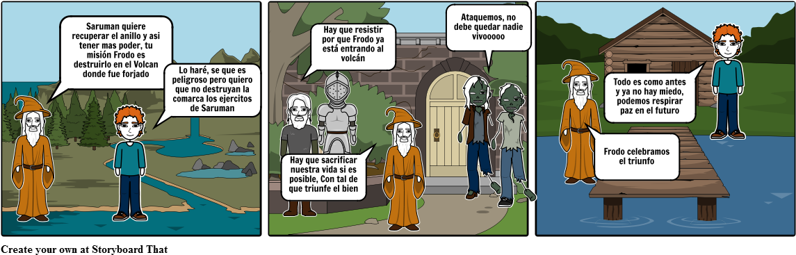 El Señor De Los Anillos - Cartoon Clipart (1164x385), Png Download