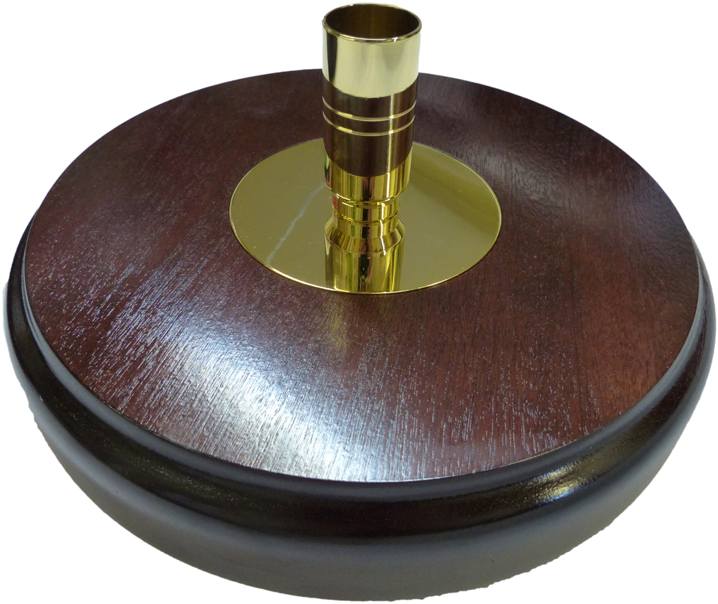 Dark Wood Ceremonial Flagpole Base - Wood Clipart (1280x960), Png Download