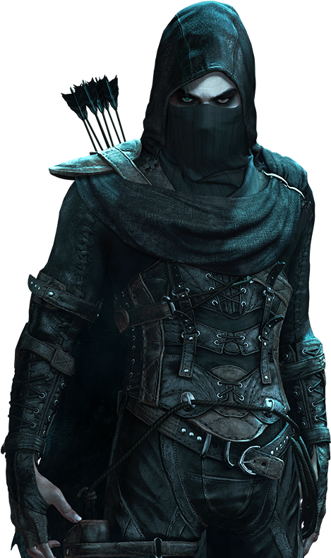 Thief Game Png - Thief Garrett Clipart (542x800), Png Download