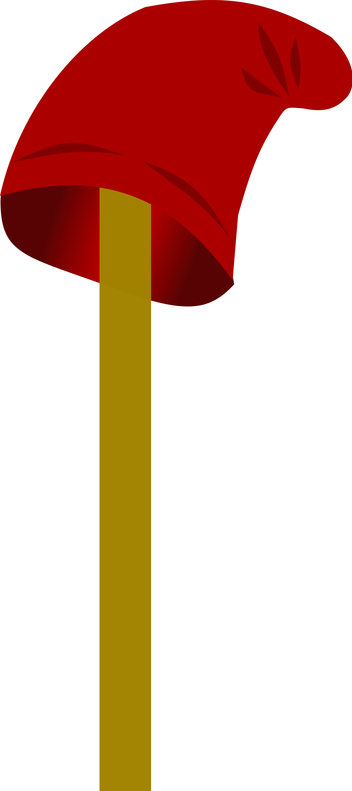 Liberty Pole - Phrygian Cap On Pole Clipart (1200x2695), Png Download