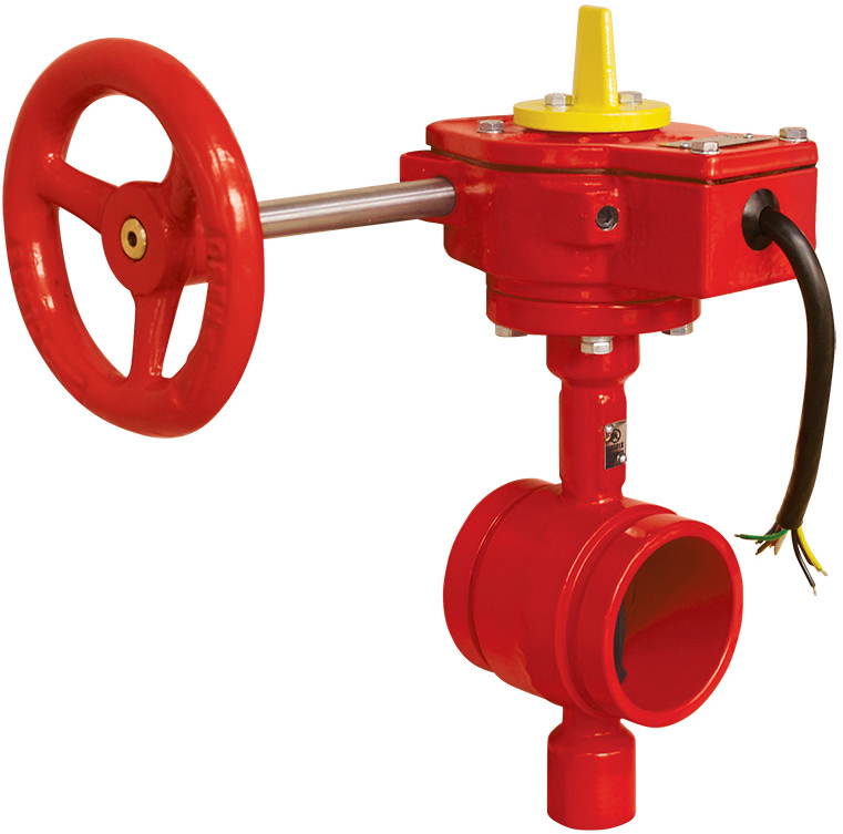 Grooved Type Butterfly Valve, Ul, Ulc Listed, Fm Approved - 125lb Os&y Gate Valve 2 Clipart (794x787), Png Download