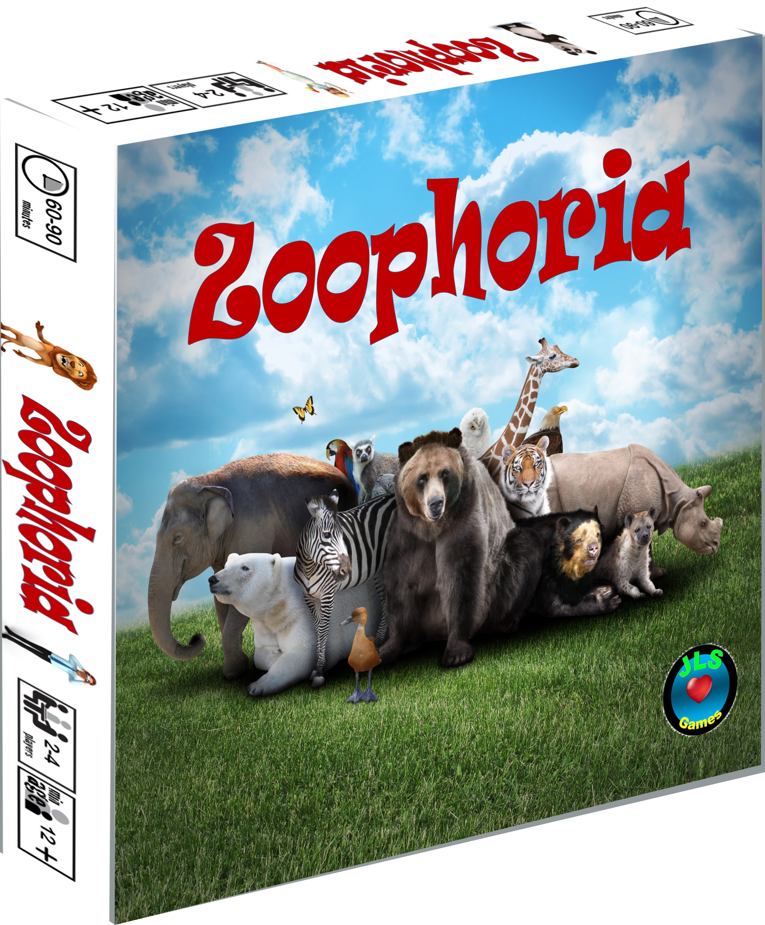 Zoophoria 3d Box - Poster Clipart (1534x1854), Png Download