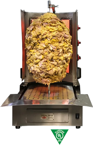 Spinning Grillers Commercial Shawarma Machine - Barbecue Grill Clipart (1583x597), Png Download