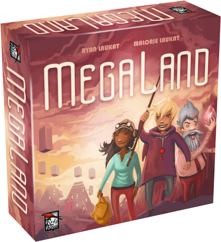 Megaland 3d Box , Png Download - Red Raven Games Clipart (916x1007), Png Download