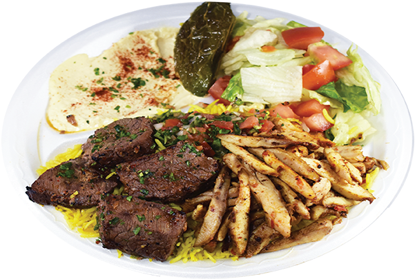 Beef Kabab & Chicken Shawarma $10 - Roast Beef Clipart (643x500), Png Download