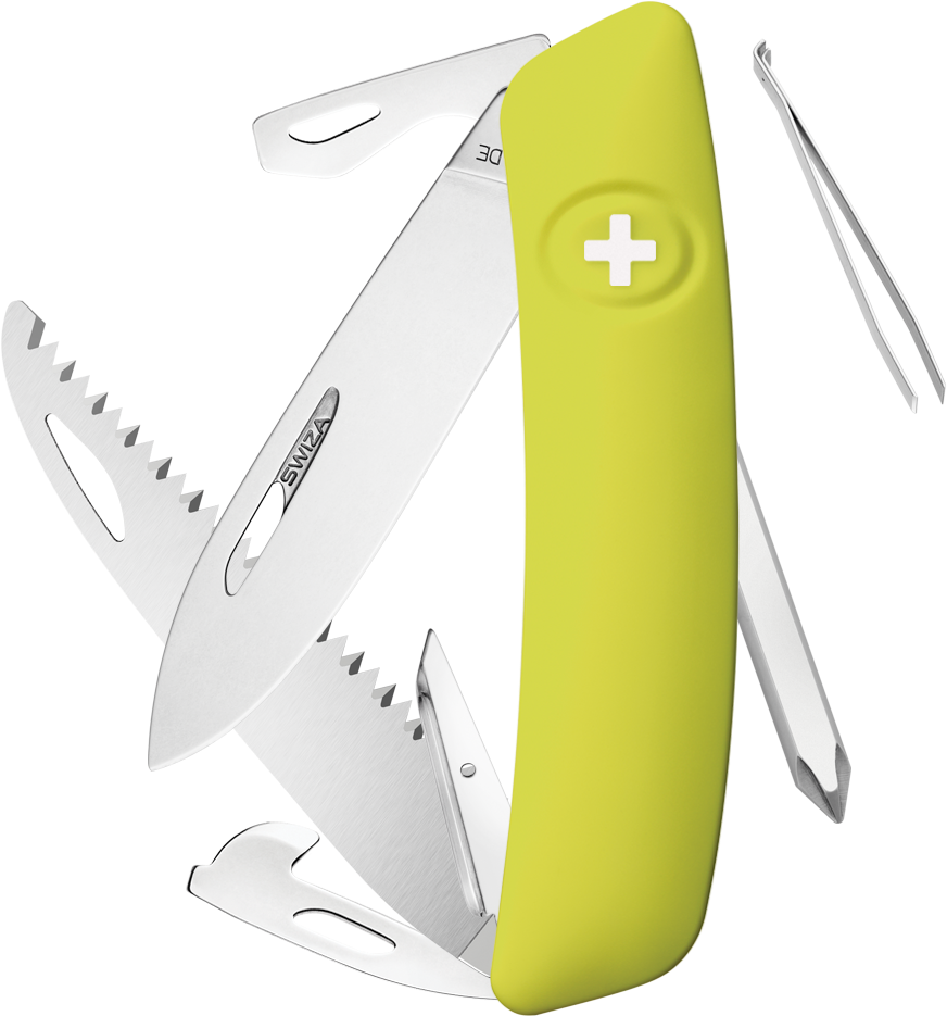 Swiss Army Knife , Png Download - Swiza D09 Clipart (872x935), Png Download