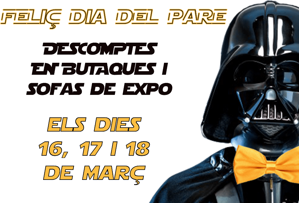 Oferta Especial Del Día Del Pare - Darth Vader Clipart (1024x684), Png Download