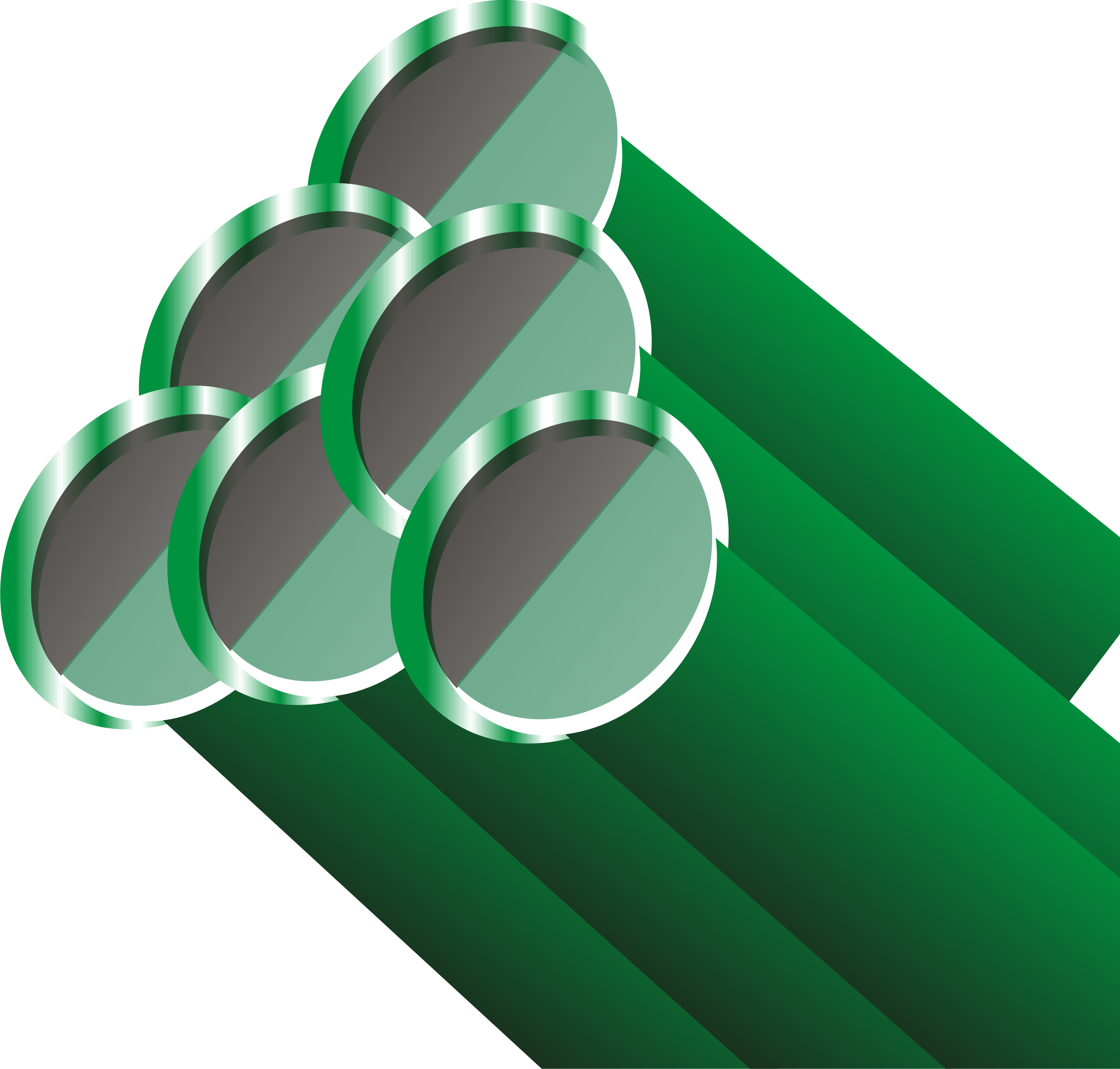 Pvc Pipe - Pvc Pipe Green Png Clipart (2730x2606), Png Download