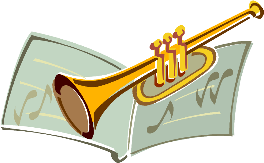Trumpet Clip Art Hostted Wikiclipart - Brass Instruments Clipart Png Transparent Png (869x547), Png Download