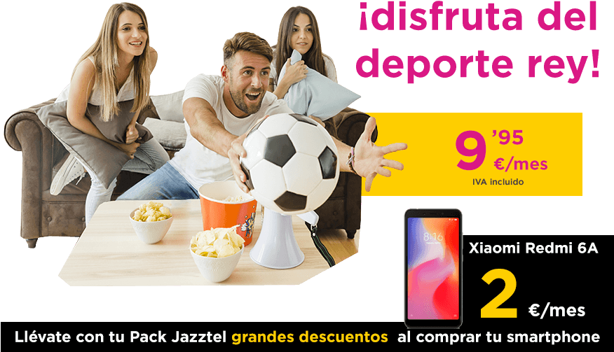 Oferta Especial Jazztel Televisión - Soccer Ball Clipart (875x526), Png Download
