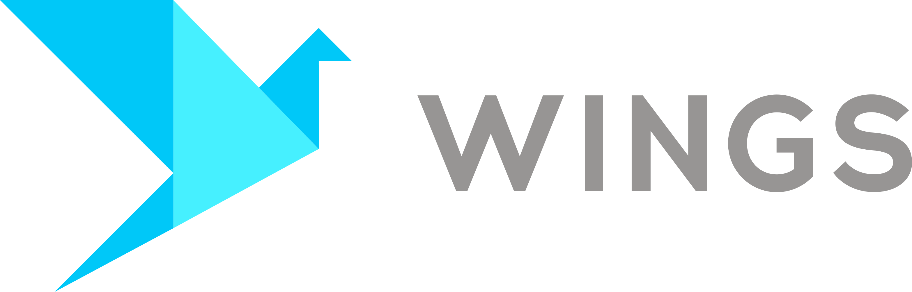 Wings Logo - Graphic Design Clipart (3508x1478), Png Download