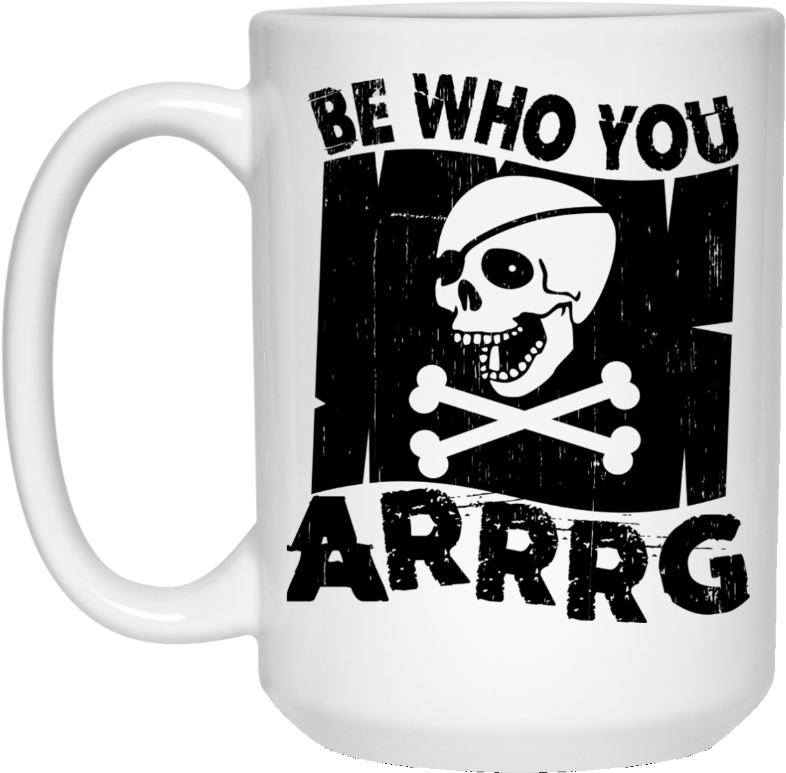 Be Who You Arrrg Pirate Coffee Mugs And Beer Stains - Beer Stein Clipart (1155x1155), Png Download