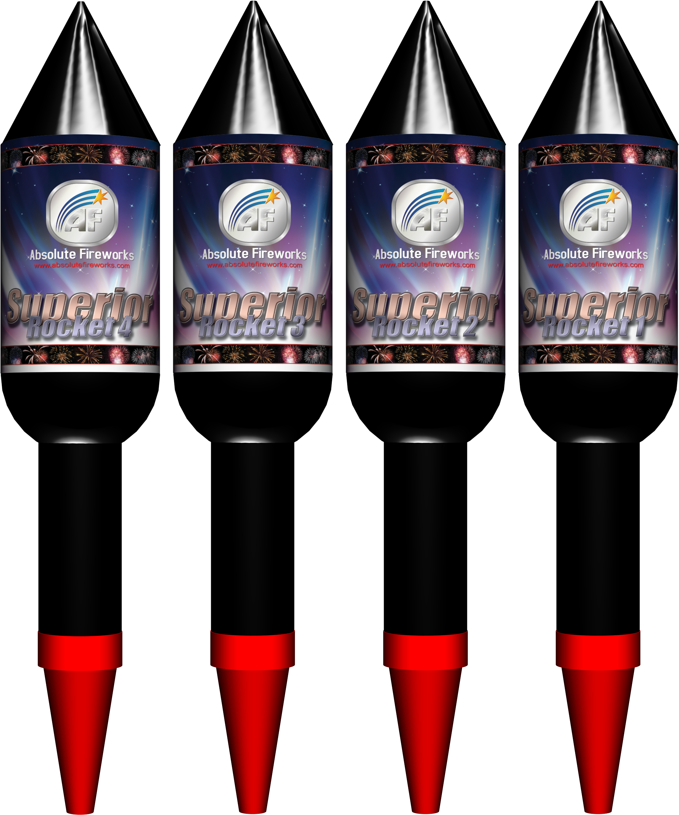 Superior Rocket Pack - Firework Packages Rocket Clipart (4096x3072), Png Download