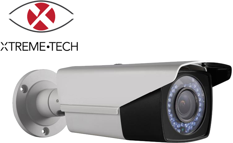 Camara Bullet Metalica Hd Extreme Tech 1080p Lente - Ds 2ce16d0t Vfir3e 2.8 12mm Clipart (1020x873), Png Download