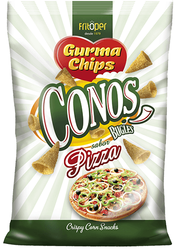 Conos De Maiz Sabor Pizza - Khushi Foods Clipart (600x600), Png Download