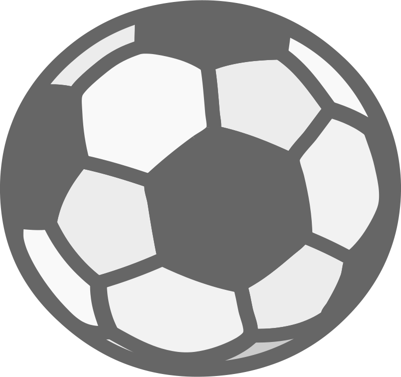 Soccer Ball - Gray Soccer Ball Png Clipart (800x753), Png Download