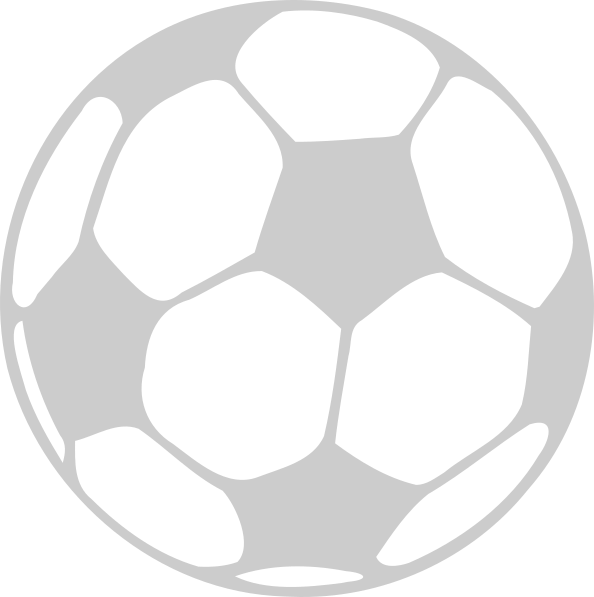 Ball Clip Art At Clker Com Vector - Football In Black And White - Png Download (594x597), Png Download