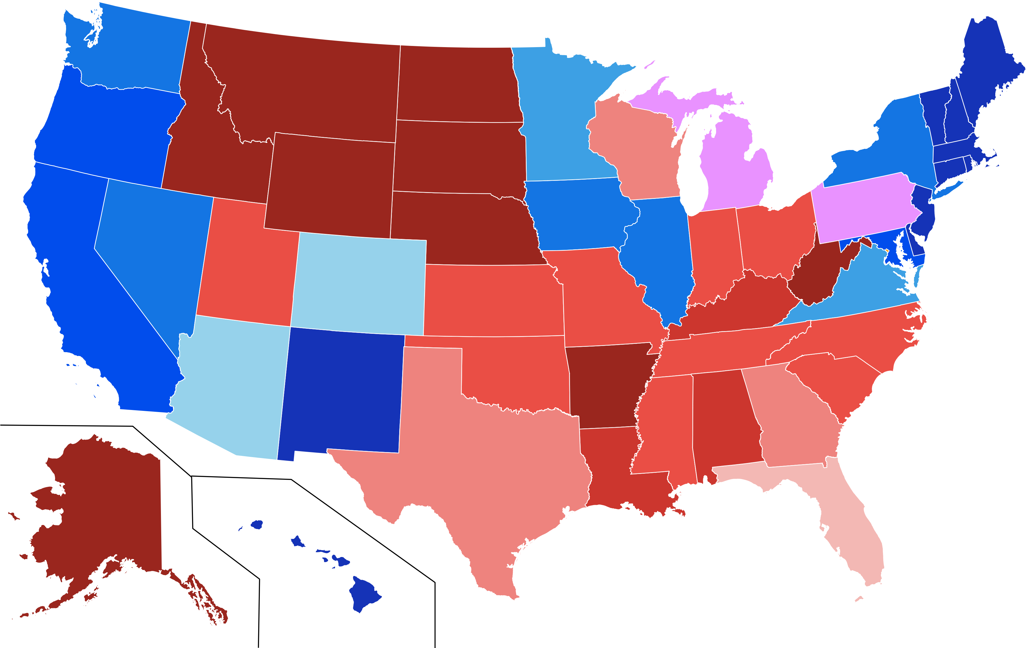 116th Us Congress House - Felon Disenfranchisement By State 2016 Clipart (3507x2234), Png Download