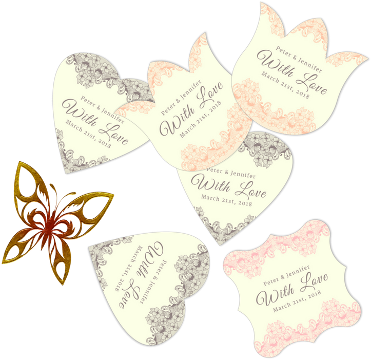Gift Tag Template Png Heart Clipart Large Size Png Image PikPng