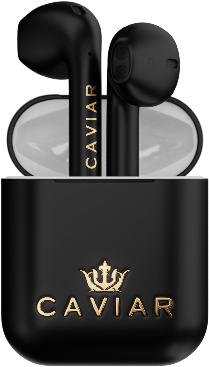 Airpods Black - Red And Black Airpods Clipart (830x950), Png Download