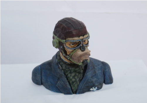 Ww1 Pilot - Figurine Clipart (1050x350), Png Download