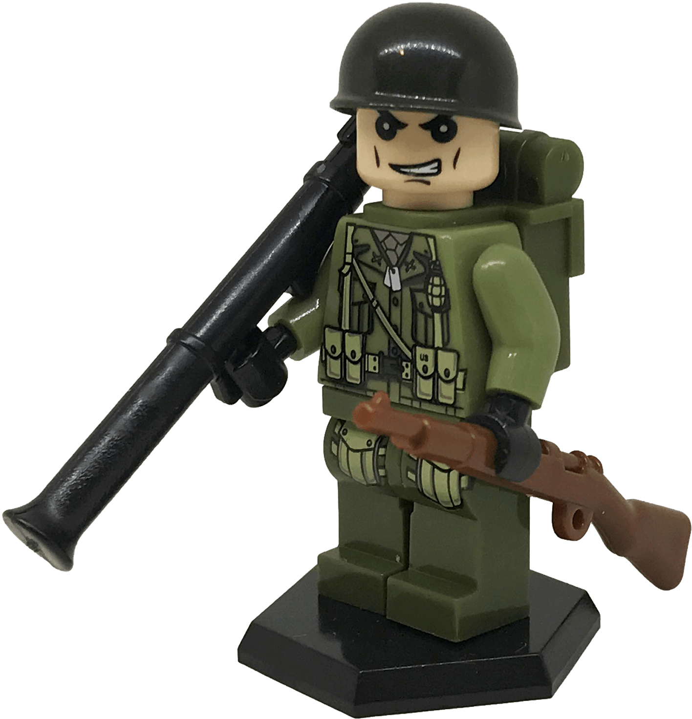 Brick Forces Minifigure U - Assault Rifle Clipart (1500x1500), Png Download