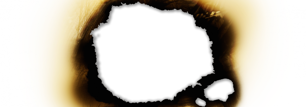 A Burned Hole In Paper - Transparent Paper Burns Png Clipart (1210x423), Png Download