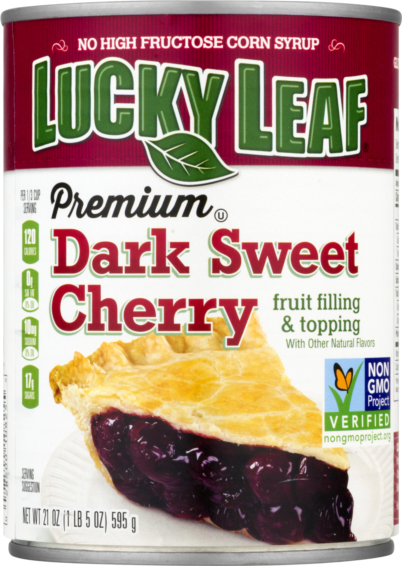 Lucky Leaf® Premium Dark Sweet Cherry Fruit Filling - Natural Foods Clipart (1800x1800), Png Download