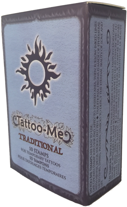 Tattoo-me Stamps Traditional 1 Traditionnel - Juicebox Clipart (750x1004), Png Download