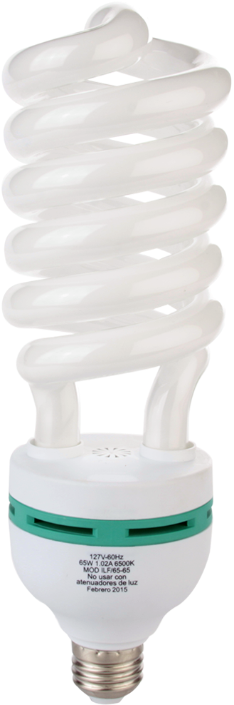 Foco Ahorrador Png - Compact Fluorescent Lamp Clipart (329x988), Png Download