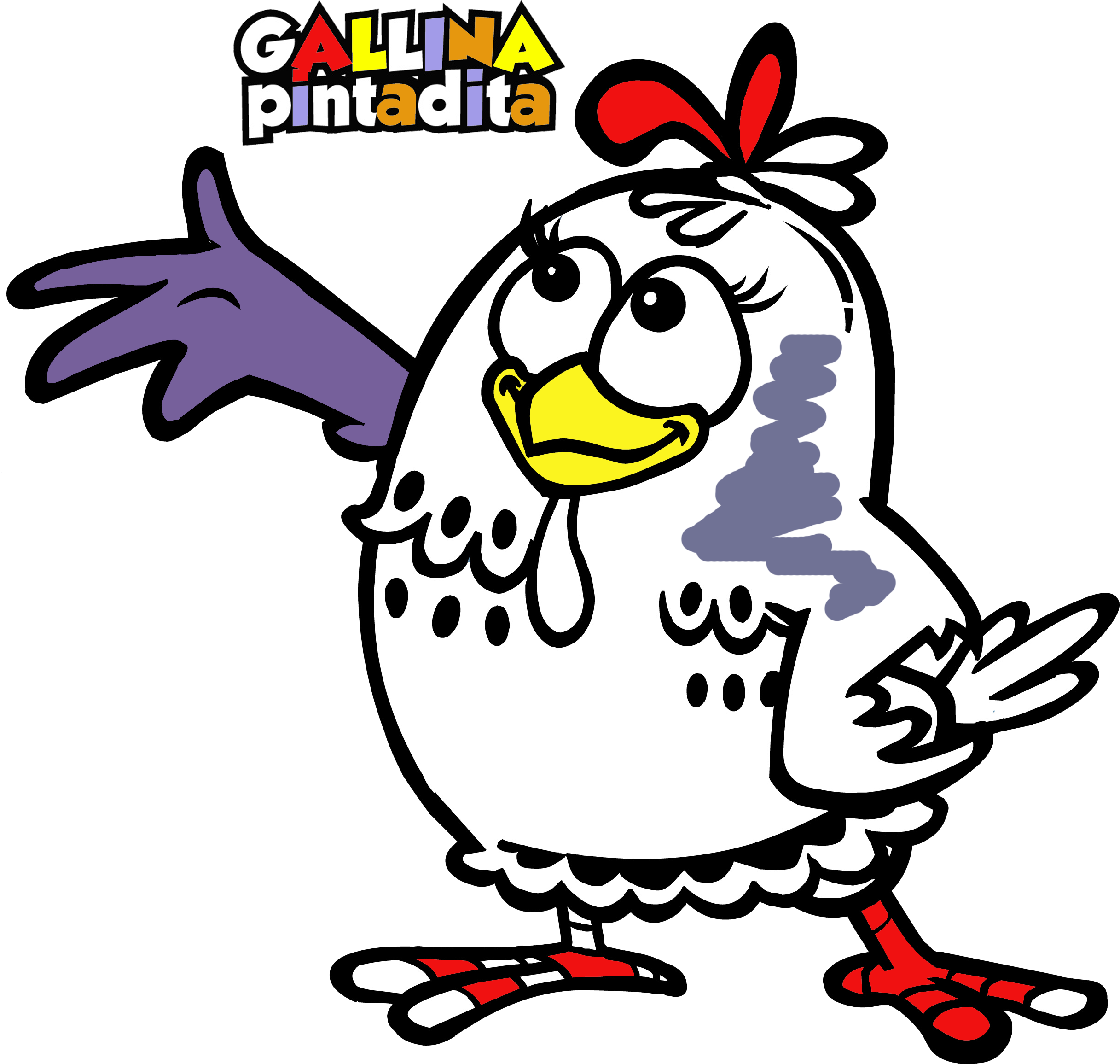 Galinha Pintadinha Clipart (2433x2310), Png Download