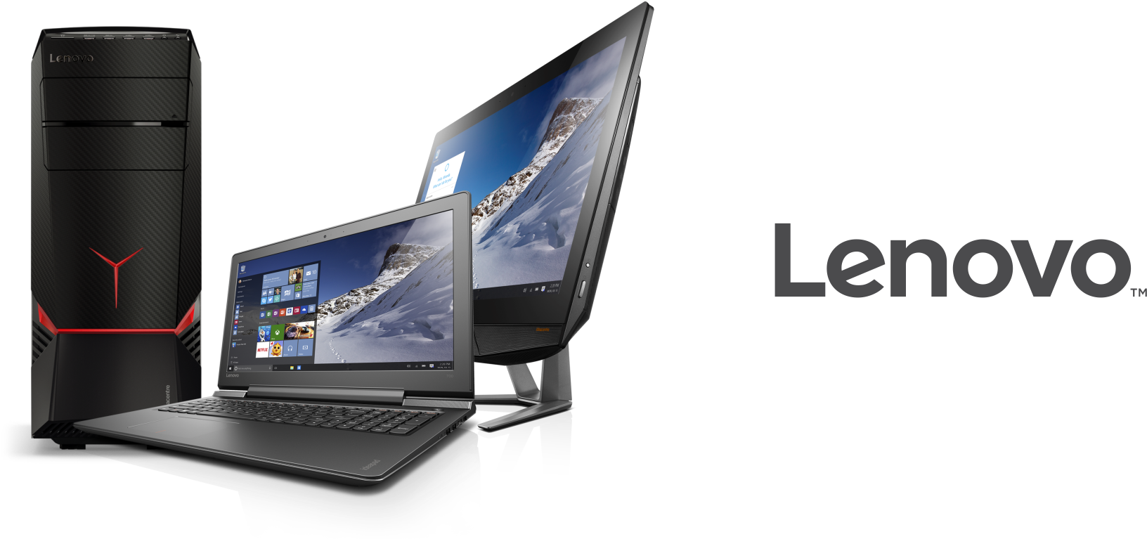 Lenovo-section2 - Personal Computer Clipart (2101x2206), Png Download
