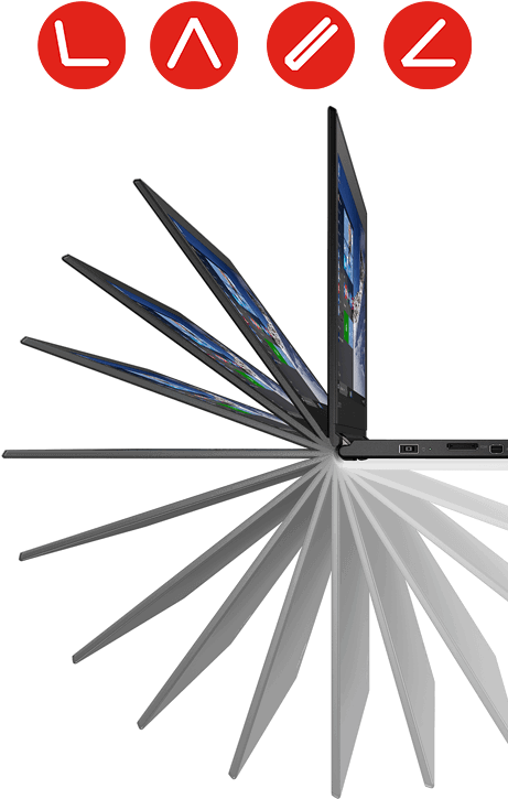 Lenovo Yoga Logo Png - Lenovo Thinkpad Yoga 260 Clipart (460x739), Png Download