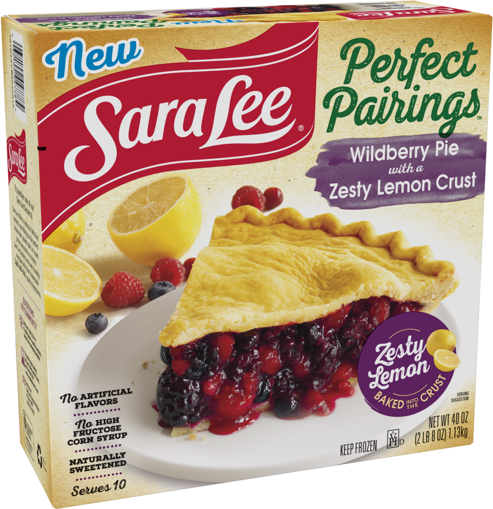 Wildberry Pie With Zesty Lemon Crust - Sara Lee Clipart (1024x1024), Png Download