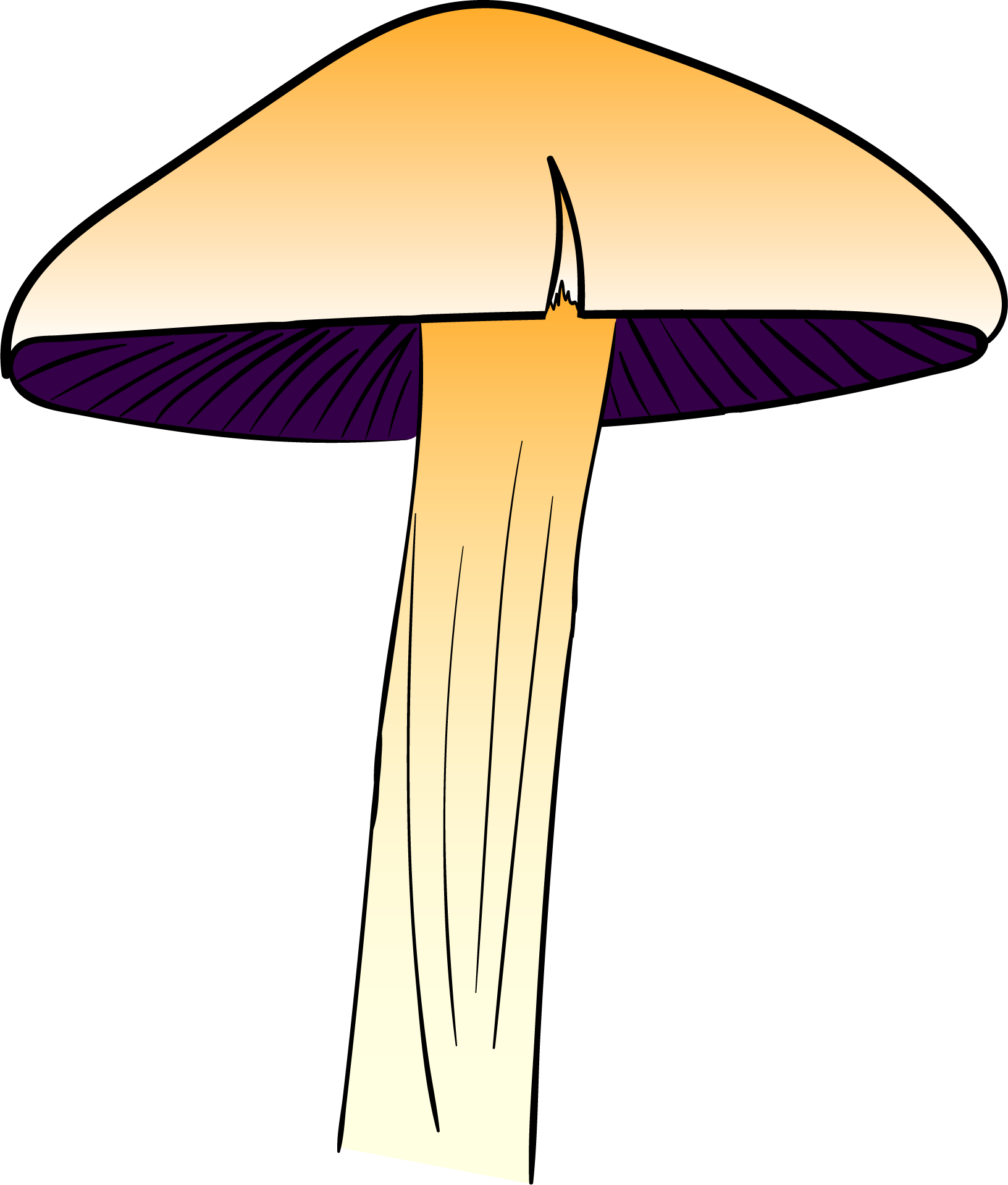 New To Adobe Illustrator, Thought I'd Share My First - Agaricus Clipart (1632x1919), Png Download