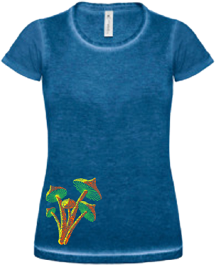 "demin Summer" Women Blue - T-shirt Clipart (600x600), Png Download