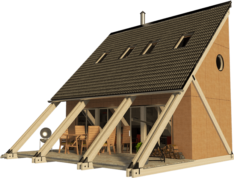 Small House Plans, Wooden House Plans, Small Cottage - Small Wood House Plans Clipart (800x800), Png Download