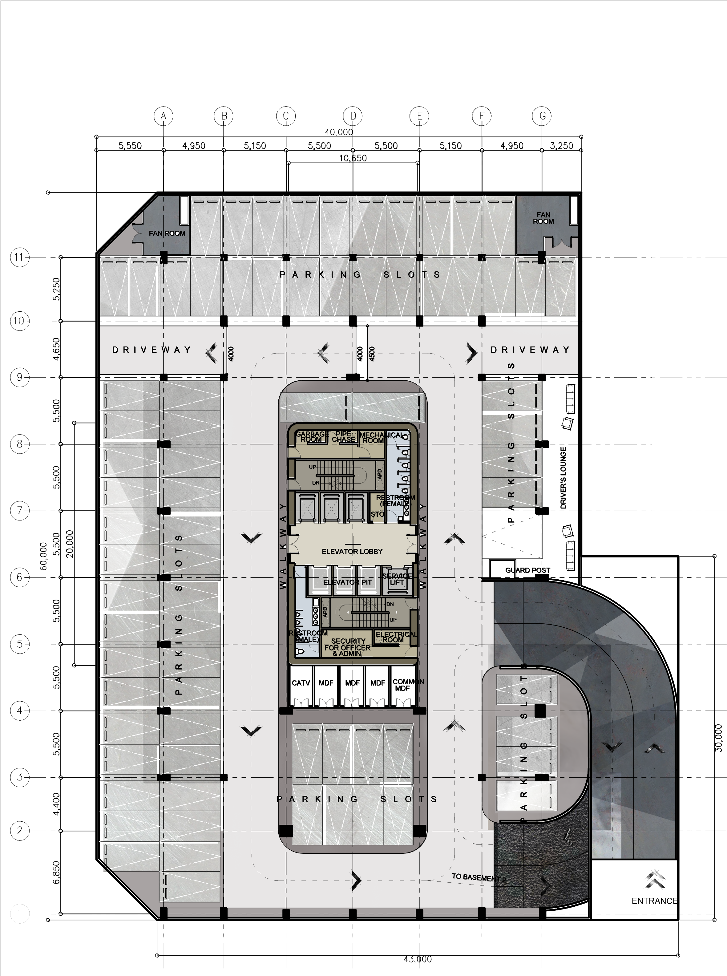 Commercial Building Floor Plans Png Multi Storey Car