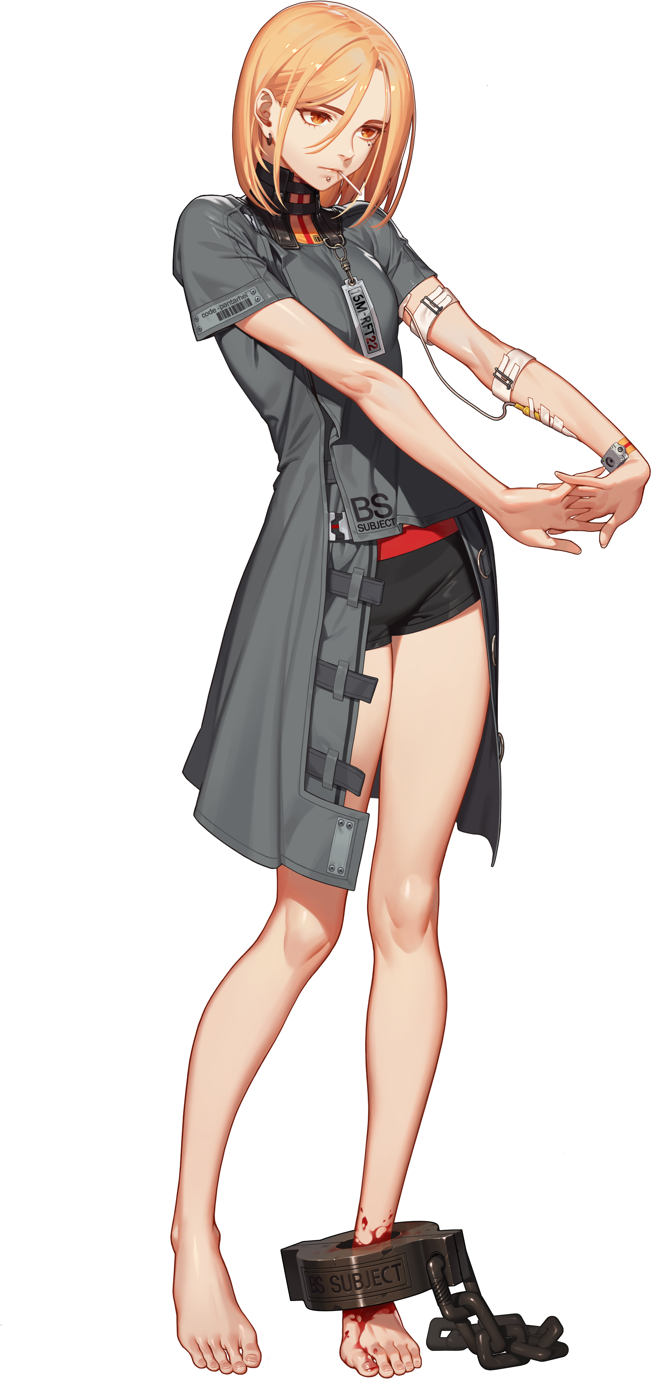 Download Png - Black Survival Test Subject Skins Clipart (3452x5440), Png Download