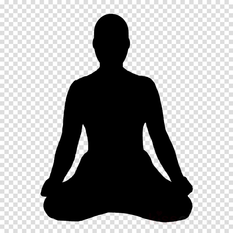 Yoga Silhouette Png - Silhouette Of Woman Clipart Transparent Png (900x900), Png Download