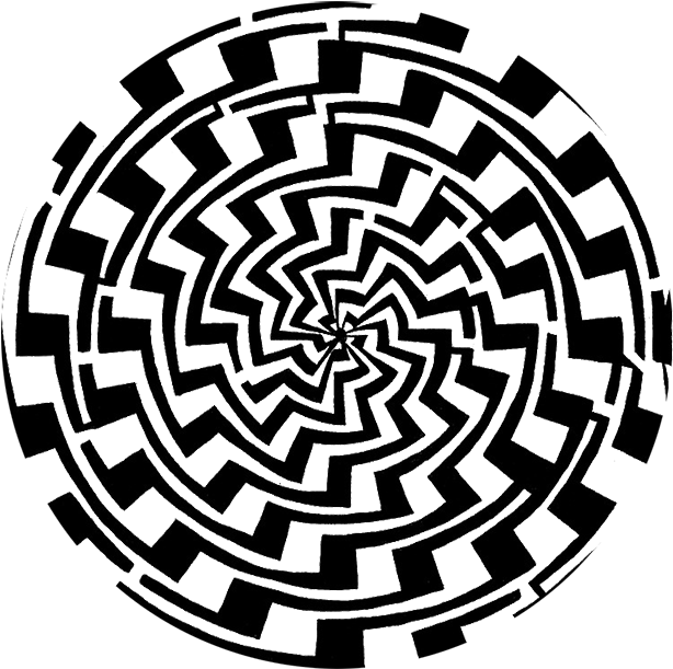 Spinning Discs - Award Winning Optical Illusions Clipart (640x640), Png Download