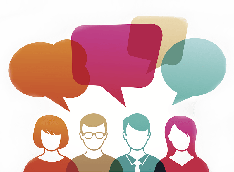 Ooh Advertising Specialists - Two People Asking Questions Clipart (800x588), Png Download