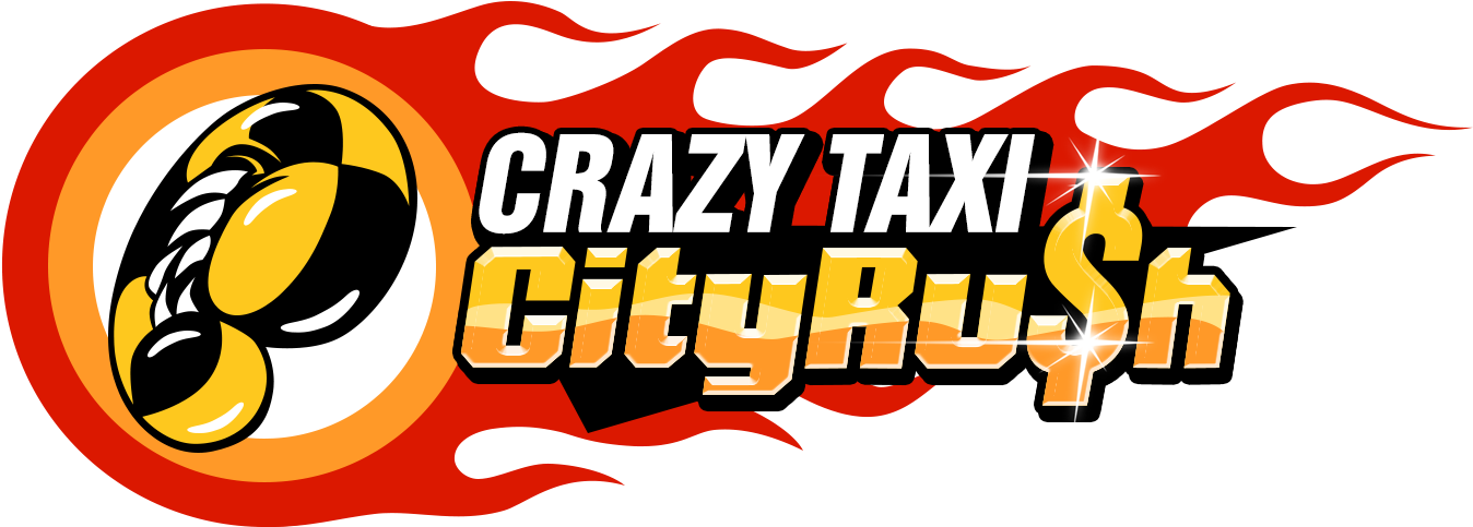 Crazy Taxi Fans Can Now Enjoy The Latest Installment - Crazy Taxi City Rush Logo Clipart (1540x592), Png Download