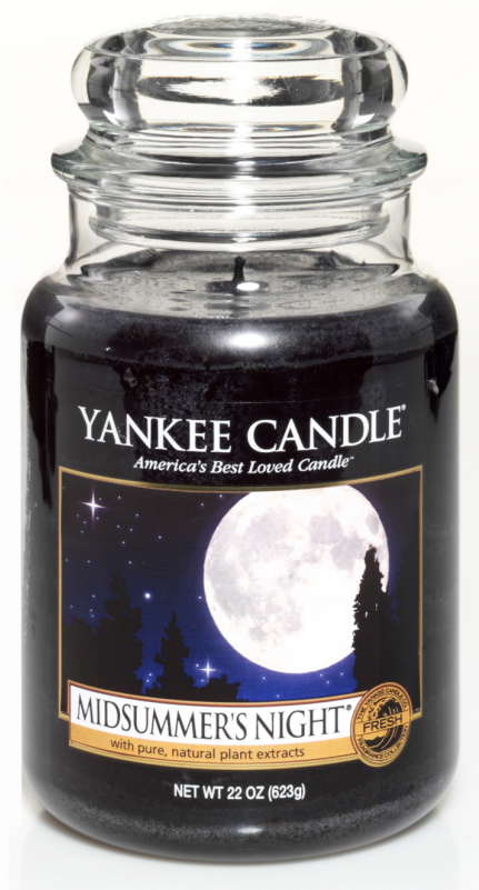 Yankee Candle Classic Large Jar Midsummer's Night Candle - Midsummer Night Yankee Candle Clipart (800x800), Png Download