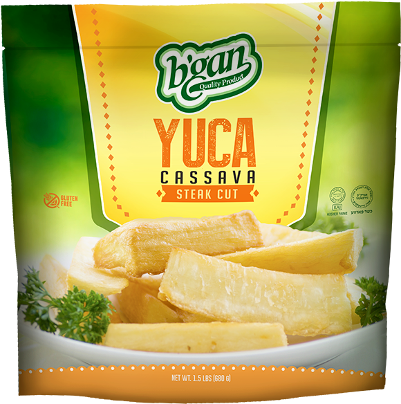 Yuca Steak Cut - Cassava Product Clipart (766x766), Png Download