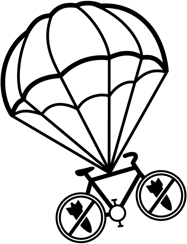 Bikes Not Bombs - Bikes Not Bombs Logo Clipart (621x810), Png Download