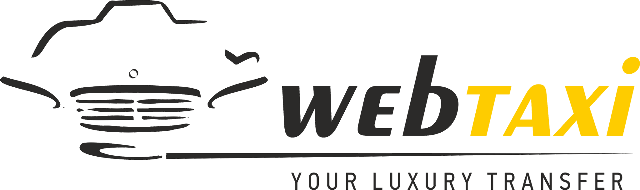 Athens Taxi Luxury Transfer - Stencil Clipart (2048x609), Png Download