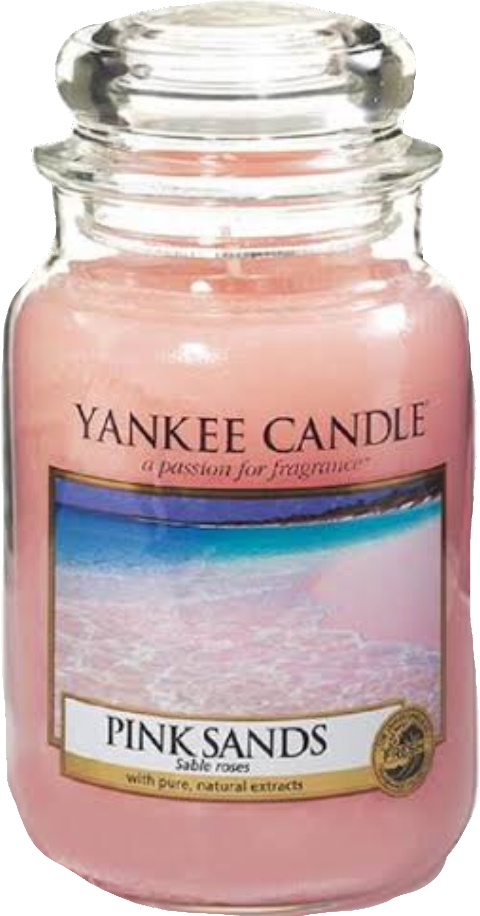 Yankee Candle Large Jar Pink Sands Clipart (480x916), Png Download